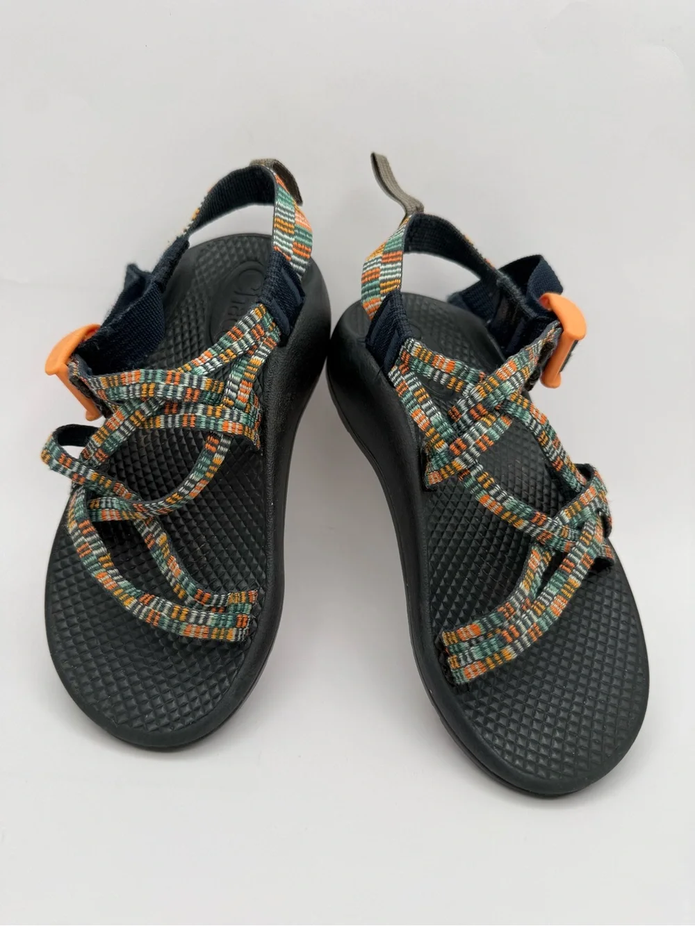 Chaco Kids ZX/1 EcoTread Slingback Sport Outdoor Sandals Navy Multicolor Size 1